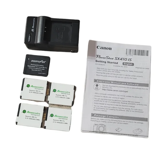 Canon SX410 IS camera,2 chargers and  7 batteries - Picture 4 of 7